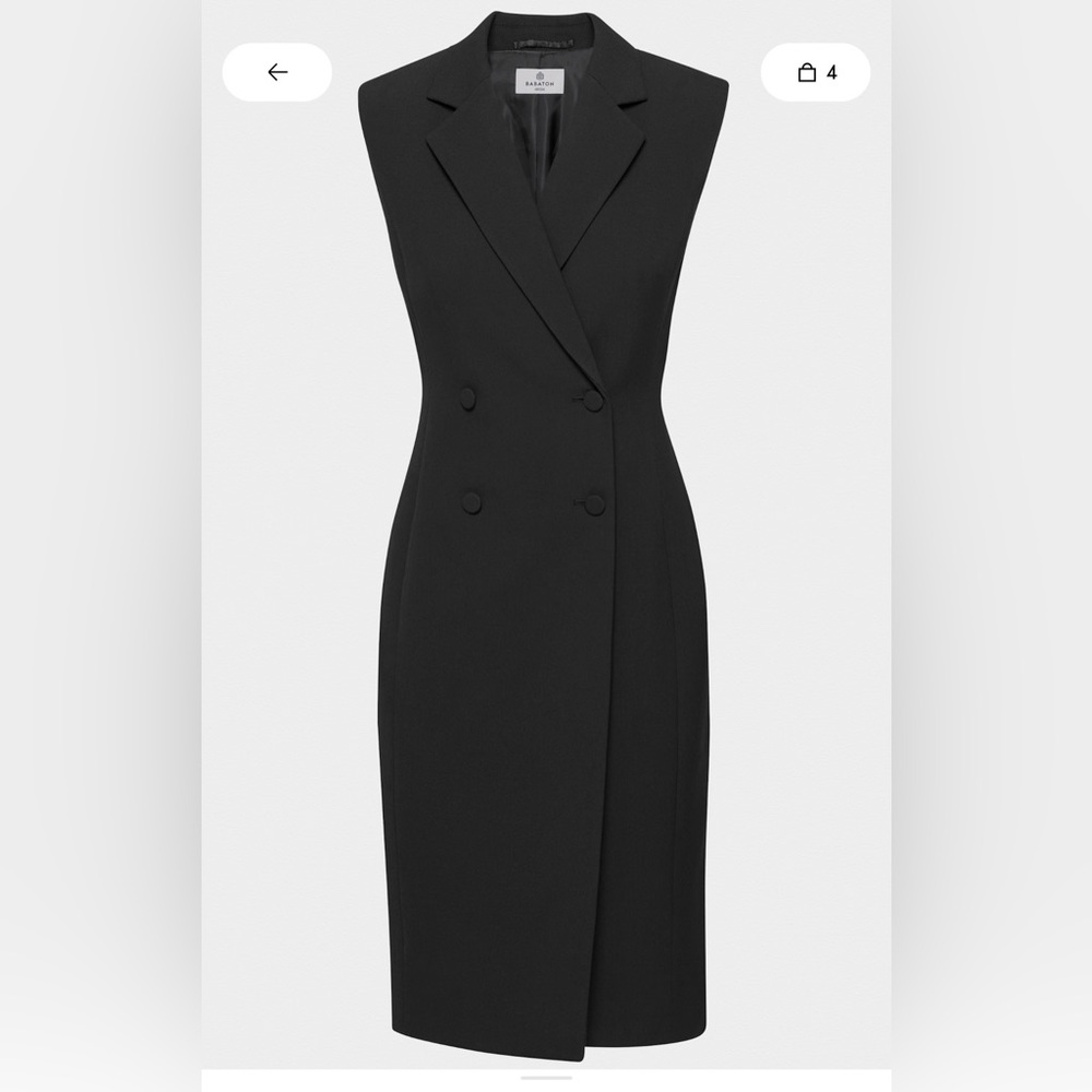 Size 2 Babaton Candidate Dress in Black